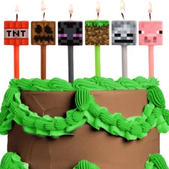 Sale xo, Fetti Minecraft Birthday Candles