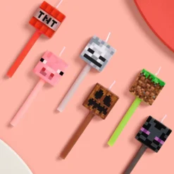 Sale xo, Fetti Minecraft Birthday Candles