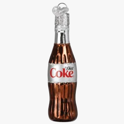 Clearance Old World Christmas Mini Diet Coke® Bottle Ornament