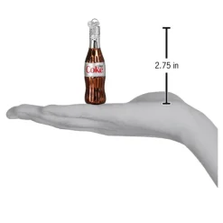 Clearance Old World Christmas Mini Diet Coke® Bottle Ornament