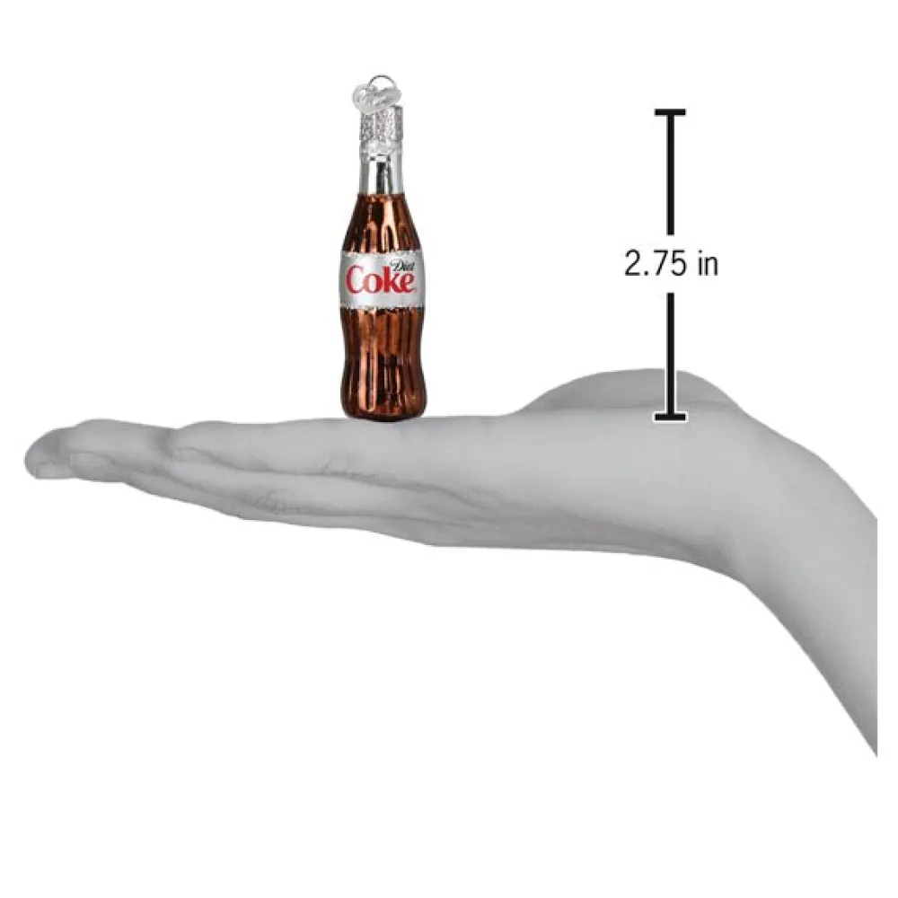 Clearance Old World Christmas Mini Diet Coke® Bottle Ornament