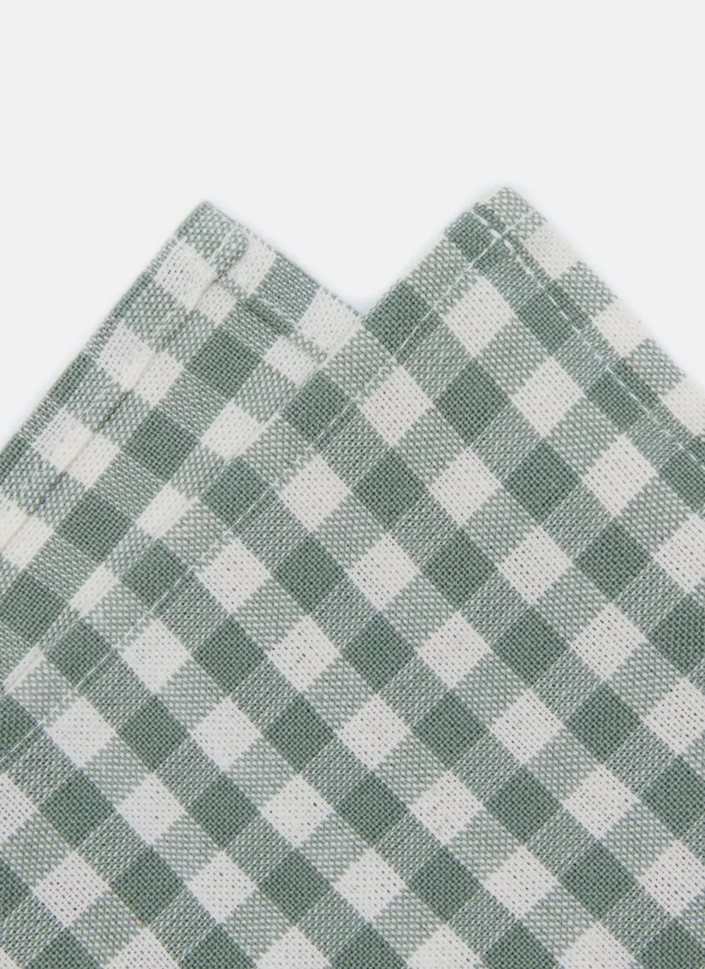 Discount Heather Taylor Home Mini Gingham Sage Napkins