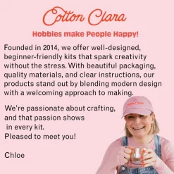 Discount Cotton Clara Craft Kits & Supplies Mini Sunflower Embroidery Scissors