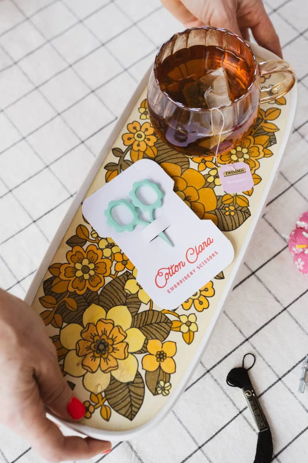 Discount Cotton Clara Craft Kits & Supplies Mini Sunflower Embroidery Scissors