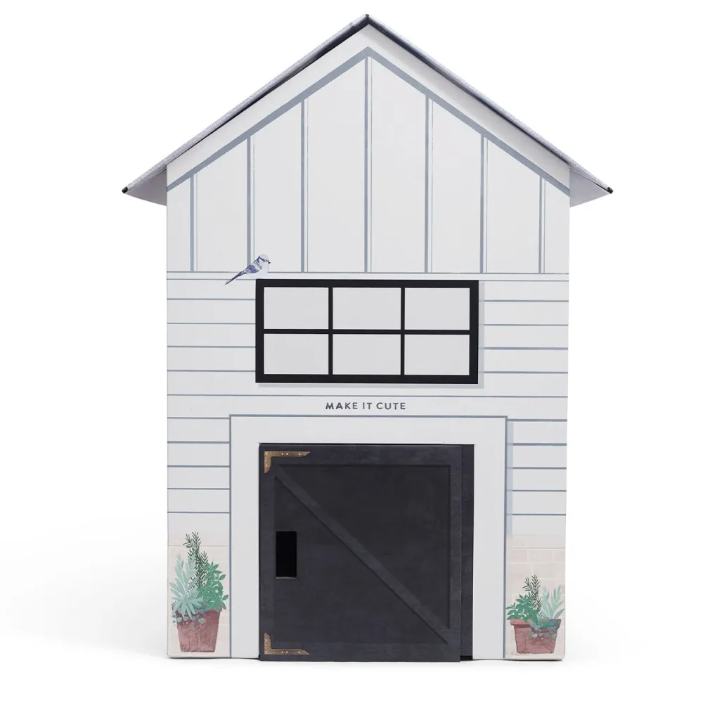 Clearance Make It Cute, LLC Modern Farmhouse Playhouse