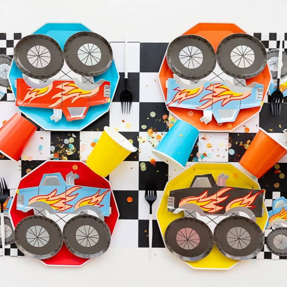 Clearance Meri Meri Monster Truck Plates