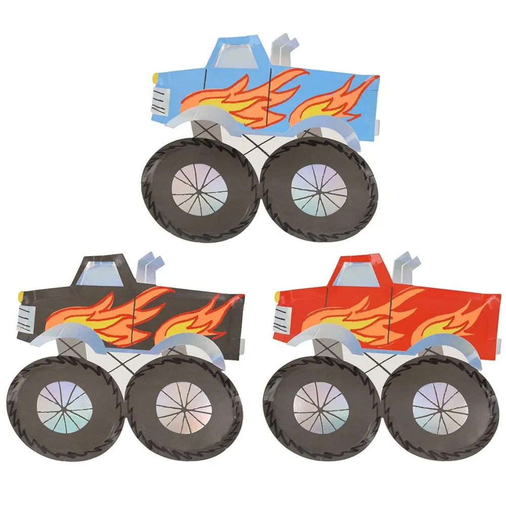 Clearance Meri Meri Monster Truck Plates