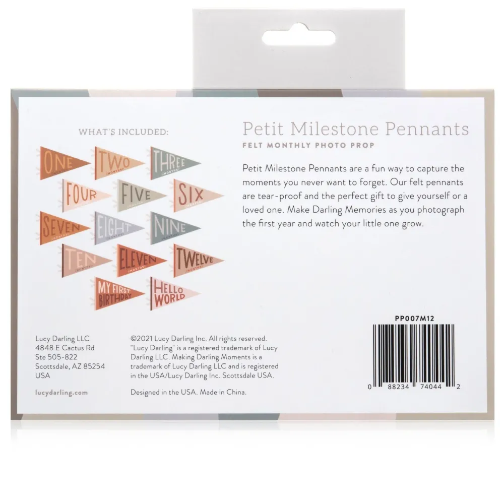 Clearance Lucy Darling Mountain Fields Petit Milestone Pennants
