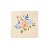 Best Bonjour Fete Multicolor Elegant Floral Cocktail Napkins