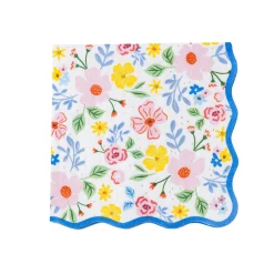 Outlet Bonjour Fete Multicolor Elegant Floral Dinner Napkins