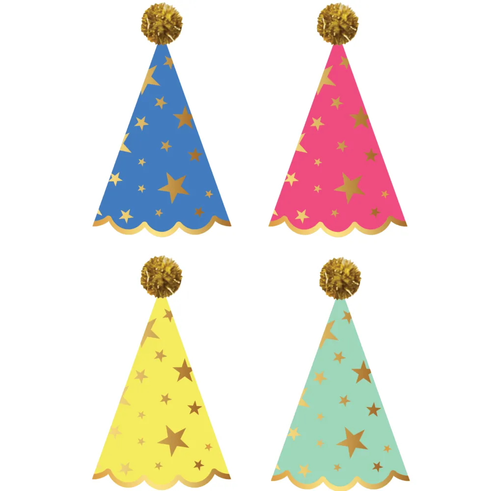 Discount Bonjour Fete Multicolor Star Party Hats
