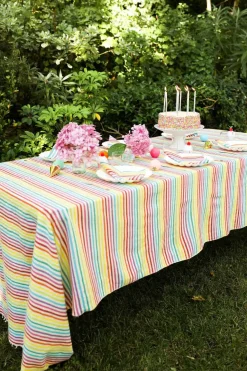 Best Heather Taylor Home Multi Stripe Rainbow Napkins
