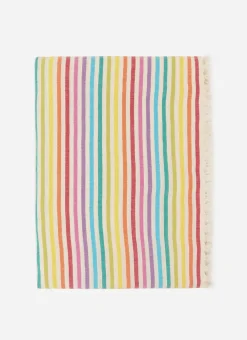 Best Heather Taylor Home Multi Stripe Rainbow Tablecloth