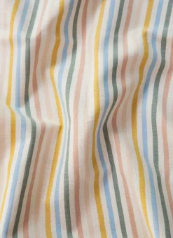 Heather Taylor Home Multi Stripe Spring Pastel Tablecloth