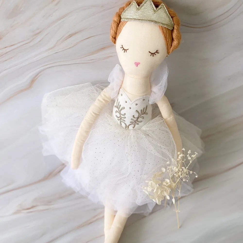 Discount MON AMI Natalia Prima Ballerina Doll in White by