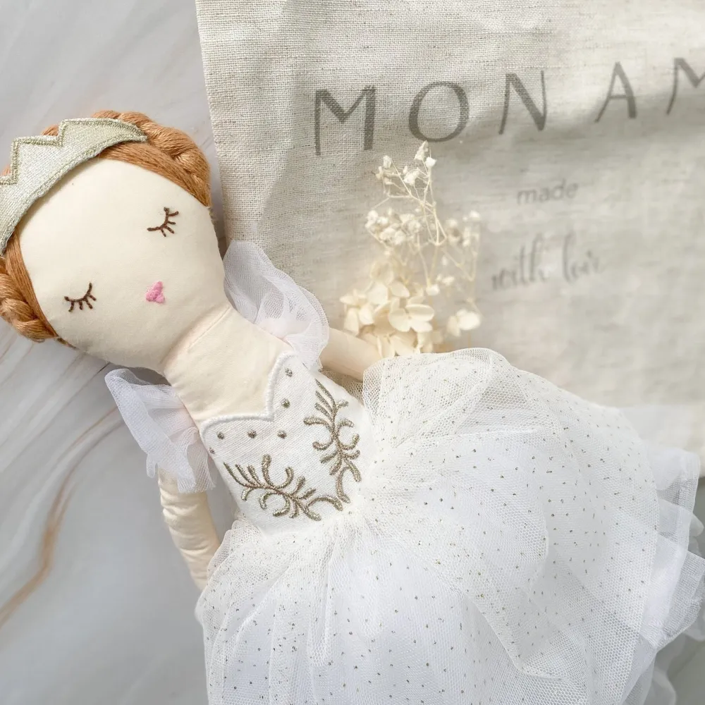Discount MON AMI Natalia Prima Ballerina Doll in White by