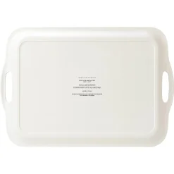 Online Sweet Water Decor Navy Green Plaid Large Melamine Tray with Handles