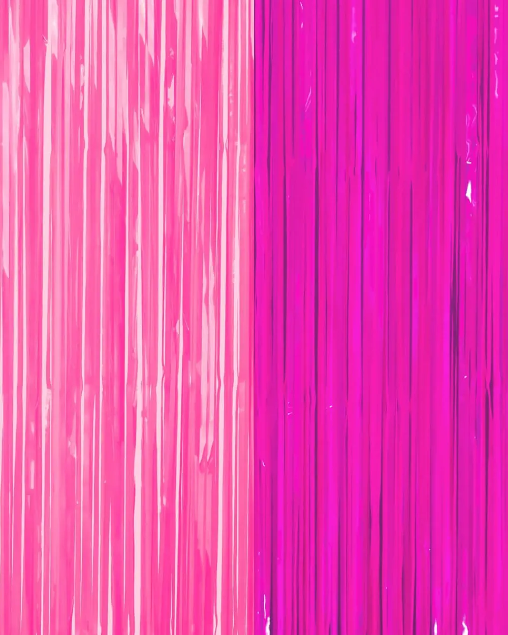 Hot xo, Fetti Neon Pink Fringe Curtain Backdrop