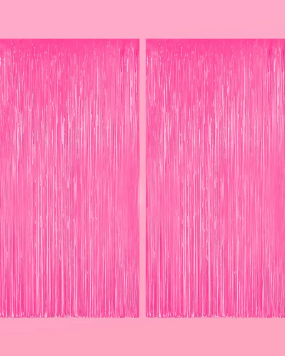 Hot xo, Fetti Neon Pink Fringe Curtain Backdrop