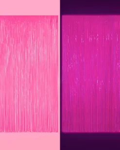 Hot xo, Fetti Neon Pink Fringe Curtain Backdrop