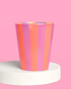 xo, Fetti Neon Stripe Iridescent Plastic Cups