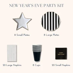 Hot Bonjour Fete New Year's Eve Party Kit