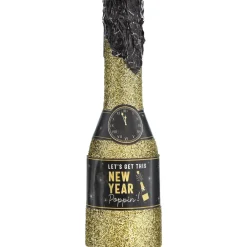 New Amscan New Year's Mini Glitter Bottle Confetti Poppers
