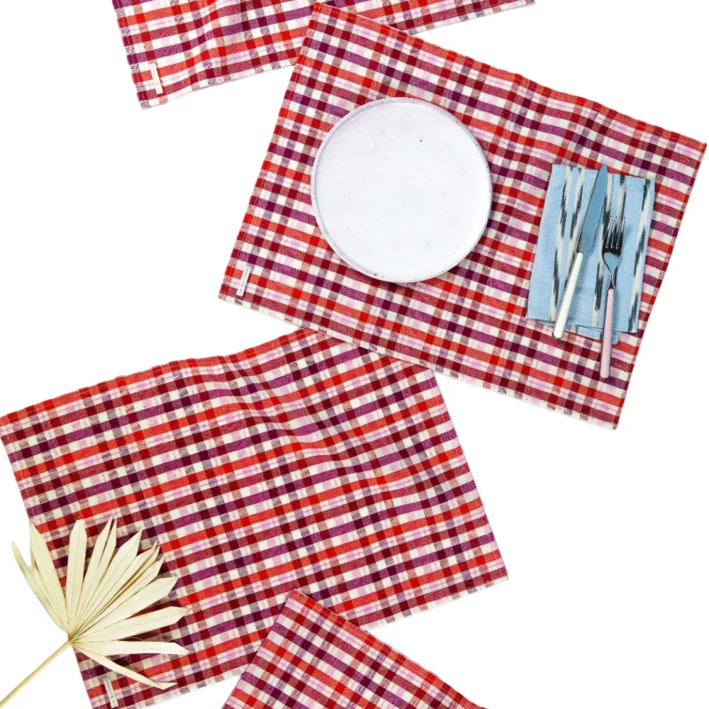 Discount Archive New York Noel Plaid Placemat Set