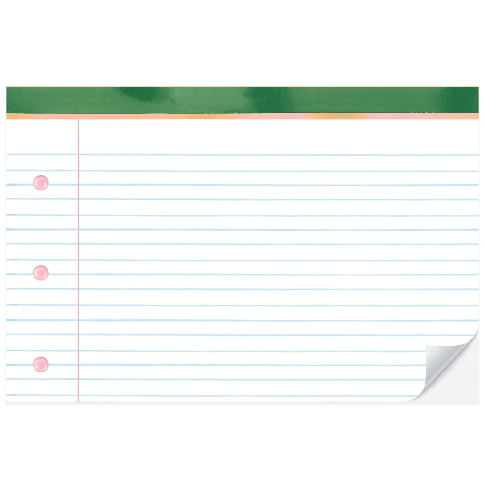 Clearance Cami Monet Nostalgic Notebook Paper Placemats