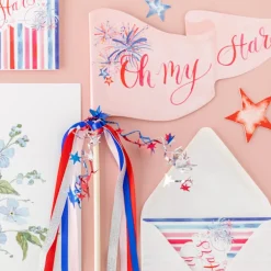 Best Cami Monet Oh My Stars 4th of July Party Pennant