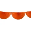 Hot Devra Party Orange Bunting Fan Garland