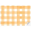 Best Cami Monet Orange Gingham Paper Placemats