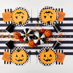 Online Bonjour Fete Orange Jack-O-Lantern Small Plates