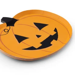 Online Bonjour Fete Orange Jack-O-Lantern Small Plates