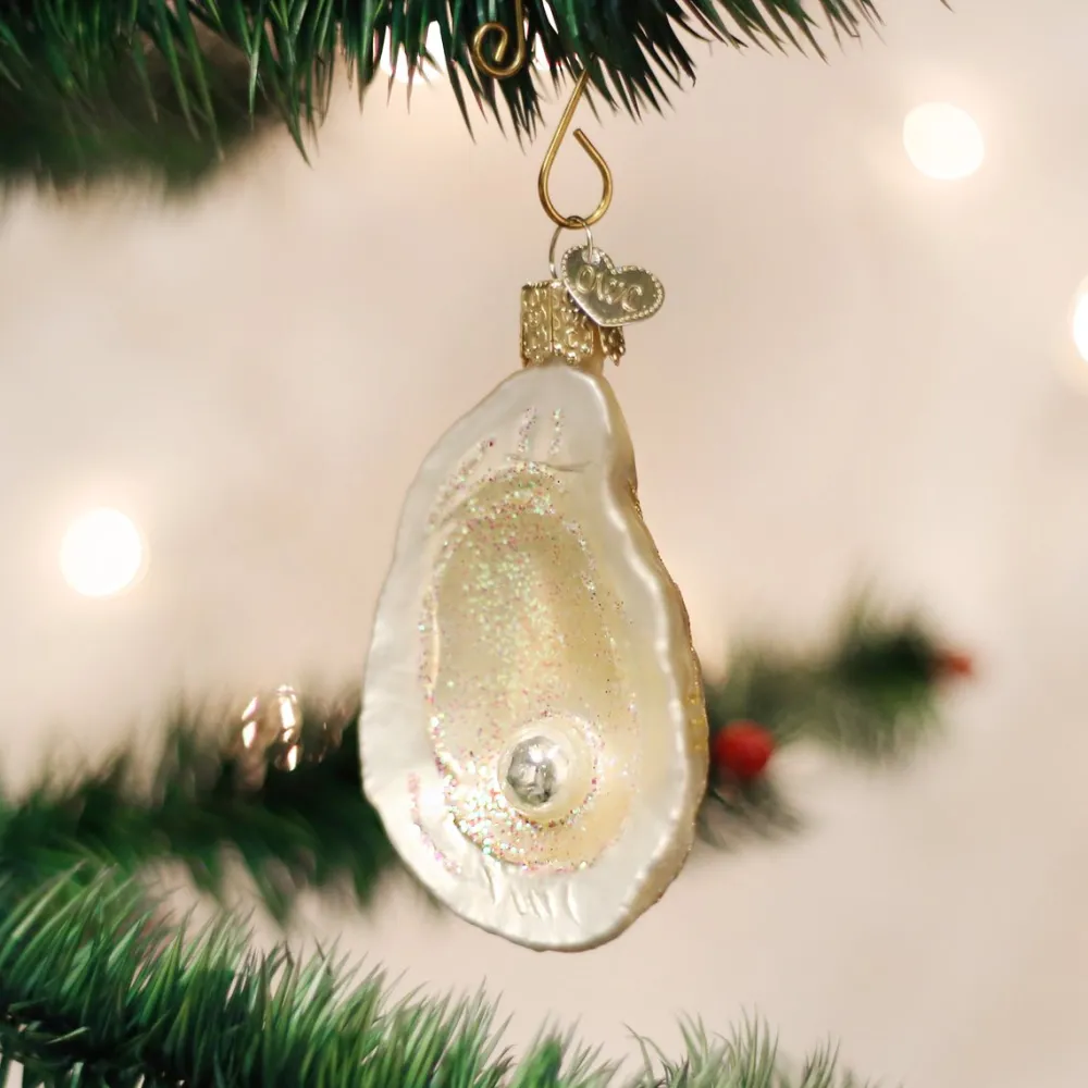 Online Old World Christmas Oyster with Pearl Ornament