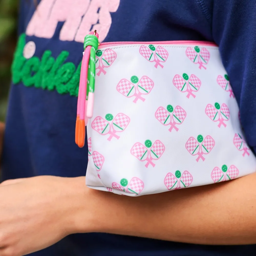 Clearance Shiraleah Retail Paddles Medium Zip Pouch