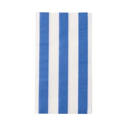 Clearance Bonjour Fete Palisades Blue Signature Cabana Stripe Guest Towels