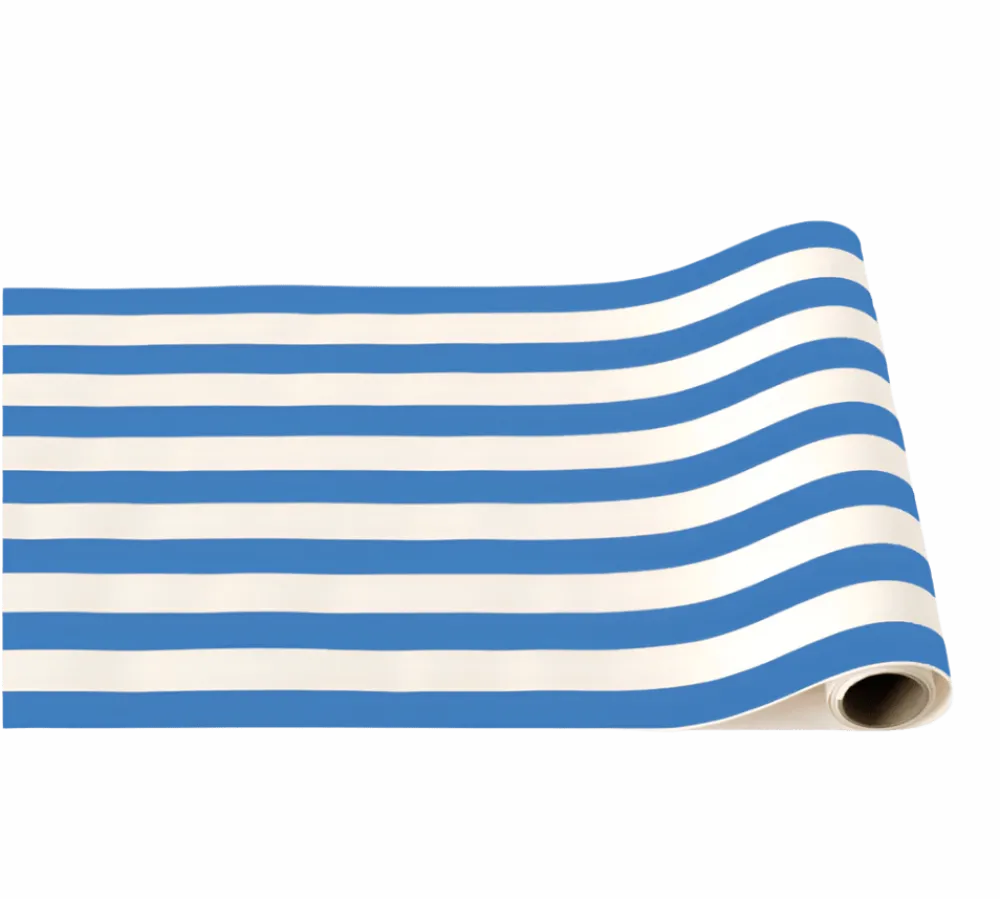 Outlet Bonjour Fete Palisades Blue Signature Cabana Stripe Table Runner
