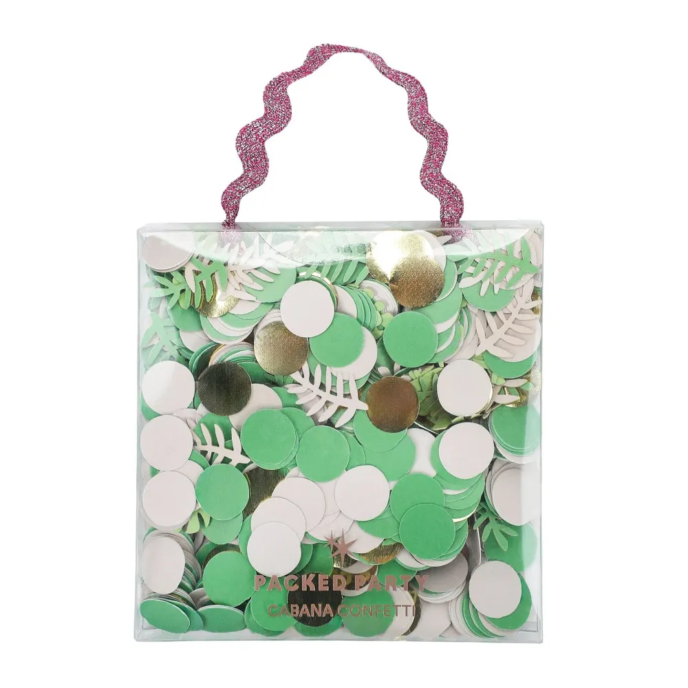 Packed Party Palm Leaf Confetti Mix