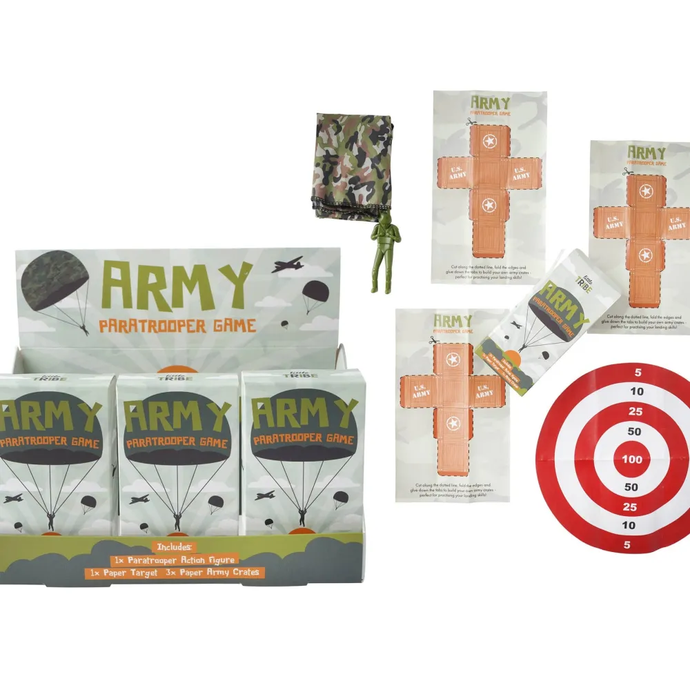 Outlet CGB Giftware Paratrooper Parachute Toy and Landing Target Game
