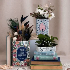 Hot Steel Mill Gifts Pastel Classics Stacked Books Planter