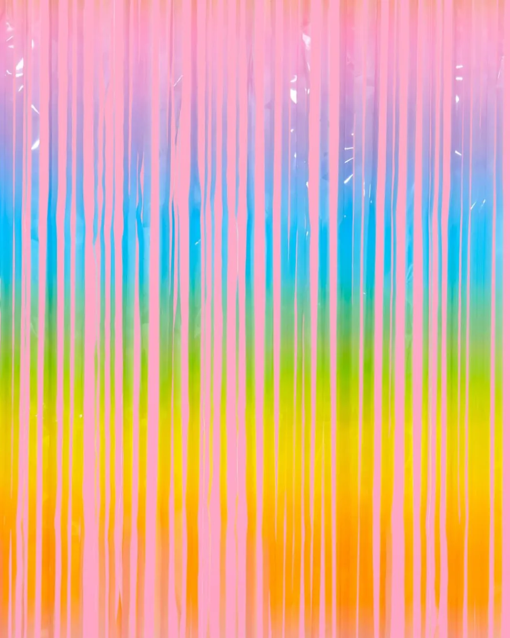 Discount xo, Fetti Pastel Rainbow Fringe Curtain Backdrop