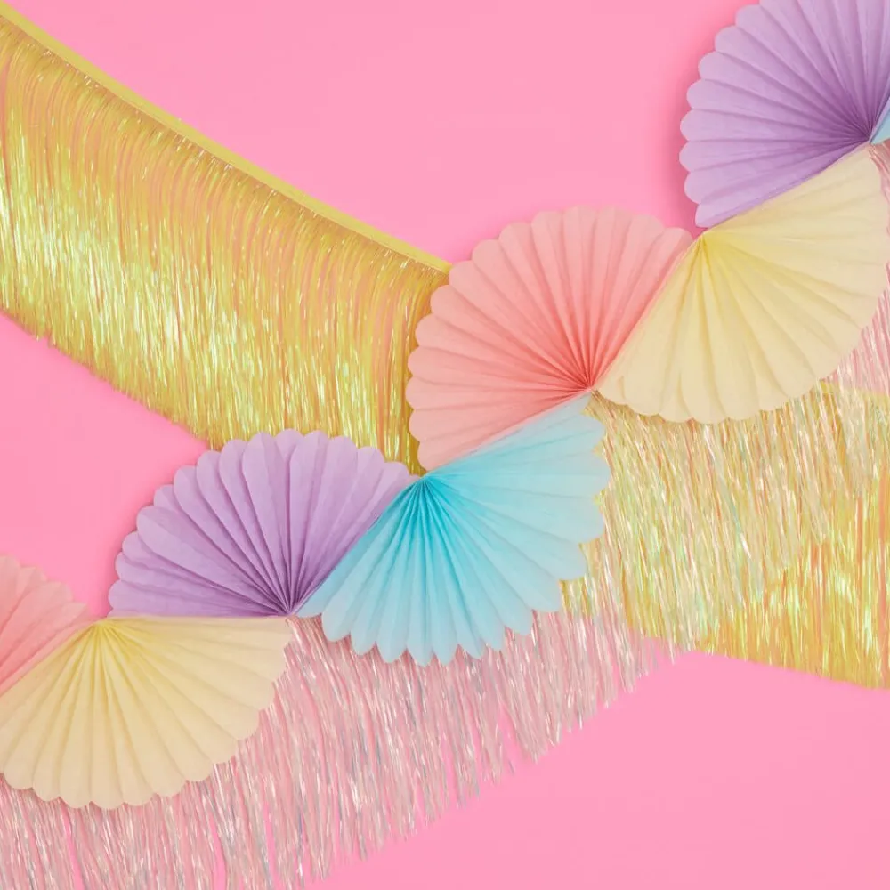 Outlet xo, Fetti Pastel Tissue Fan Banner