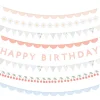 Meri Meri Patchwork Happy Birthday Garland Set