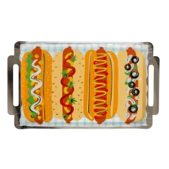 Outlet Jollity & Co. + Daydream Society Patriotic Hot Dog Platter Shaped Plates