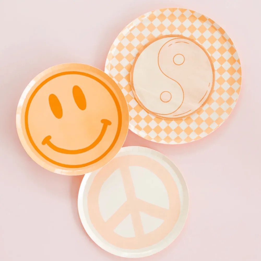 Online Jollity & Co. + Daydream Society Peace & Love Peace Dessert Plates