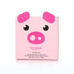 New Spongellé Peggy Pig Shower Buffer Sponge
