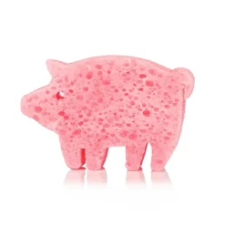 New Spongellé Peggy Pig Shower Buffer Sponge