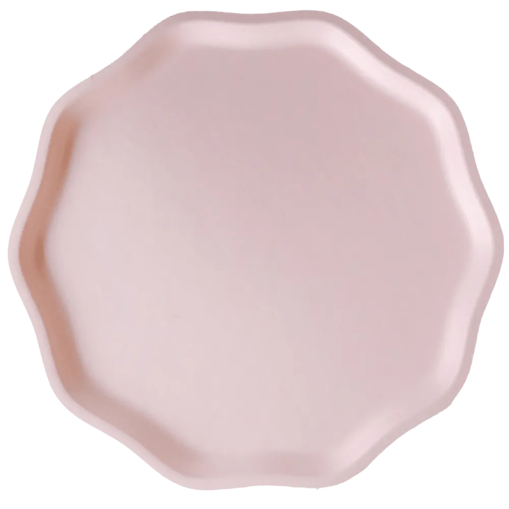 Discount Bonjour Fete Petal Pink Compostable Dinner Plates