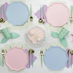 Discount Bonjour Fete Petal Pink Compostable Dinner Plates